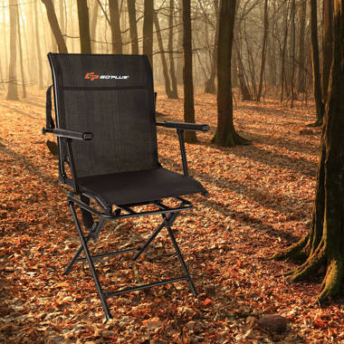 Camping chair best sale with swivel table